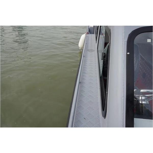 2021new MS Aluminium boat military half cabin patrol boat 6.5m 175hp for selling CCS CE Certificates for Europe customers