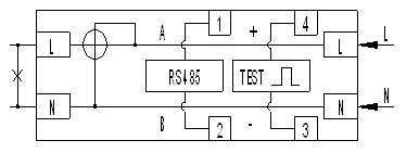 OEM/ODM Single Phase Energy Meter Din Rail With Far Infrared and RS485 Communication