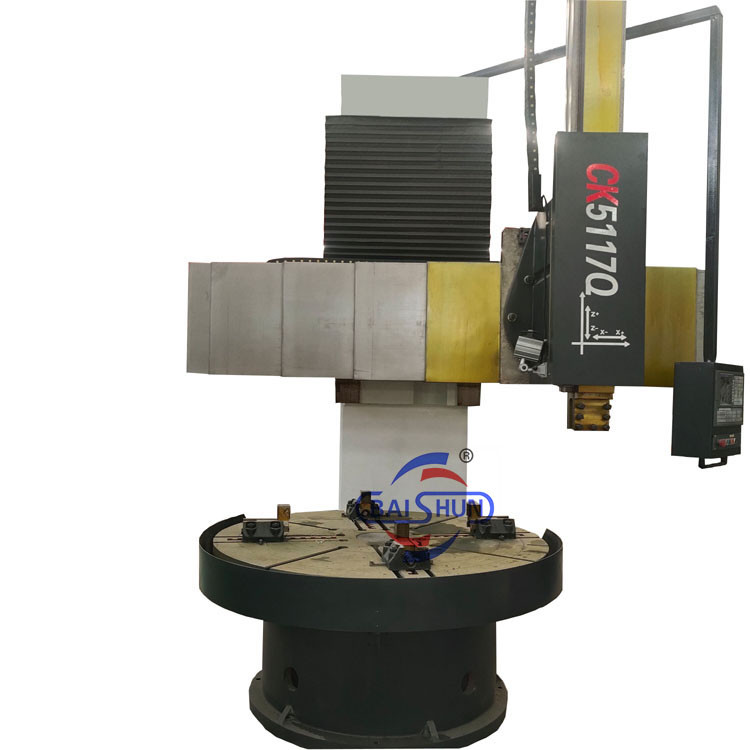 China CK5117 Fanuc Vertical Turret Lathe Machine Tool Metal Turning Machines wholesale