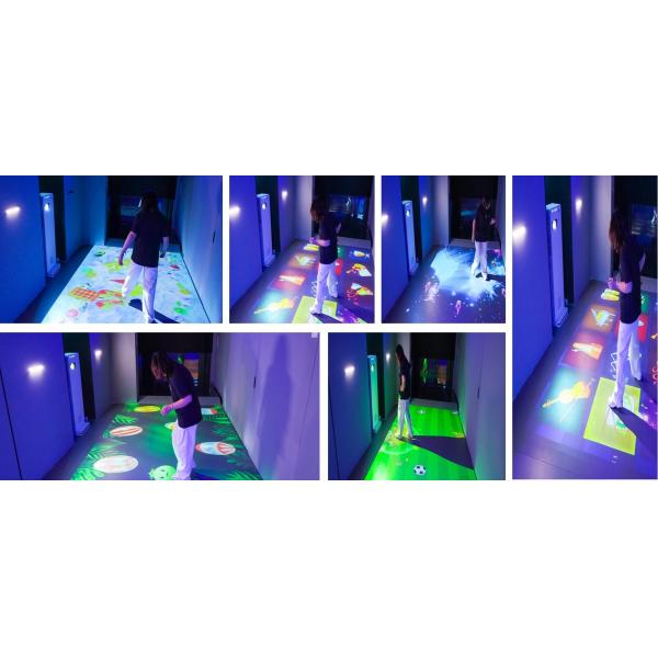 Ultra Short Throw Interactive Floor Game Flower Field Floor Projector Game