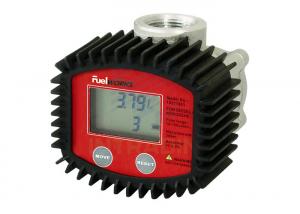 China Digital Fuel Flow Meter With LCD Display 1 Inch Inlet Outlet on sale