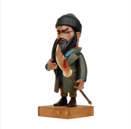 Alternative angle showing dynamic figure pose and accessories