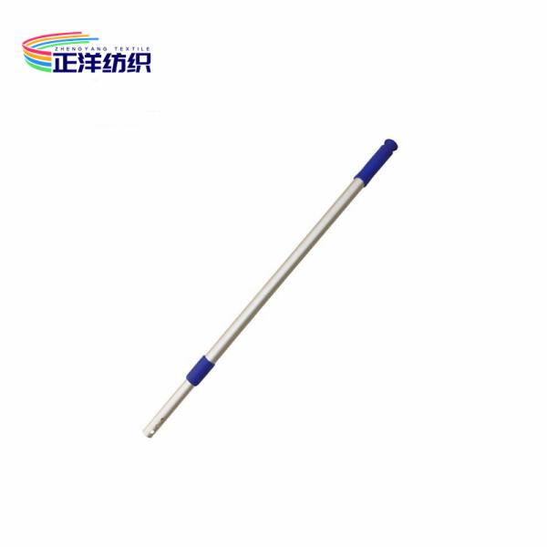 25mm Aluminum Mop Stick 178cm Length Silver Collapsible Mop Handle