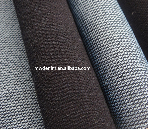 8oz indigo denim knitted fabric supplier