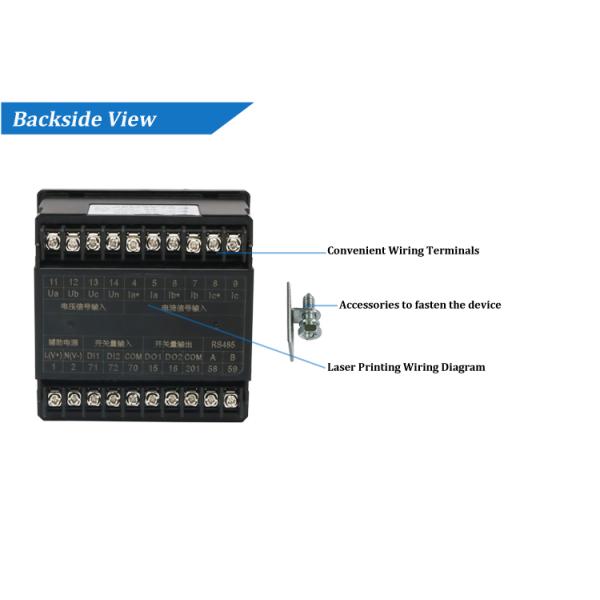 Hot-sale cheap new design RE series 96*96mm Three Phase LED Multi-function Power Meter