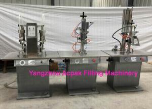 China Semiautomatic Aerosol Filling Machine  for Pesticide , Spray Paint, Car Care, etc. on sale
