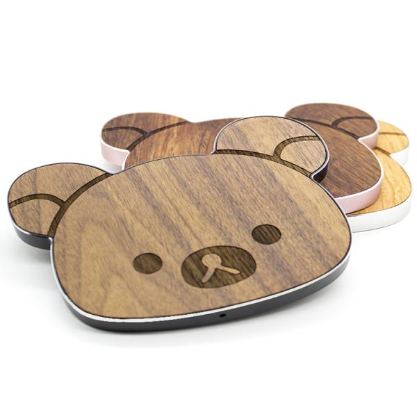 Custom Shape Universal Qi Wireless Mobile Charger with Aluminium Alloy Base