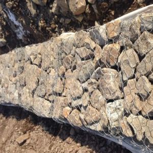 Retaining Wall and River Construction Hexagonal Gabion Box with Galvanized