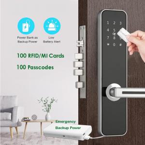 China Combination Smart Door Lock Remote Control For Front Door Silver/Black Optional wholesale