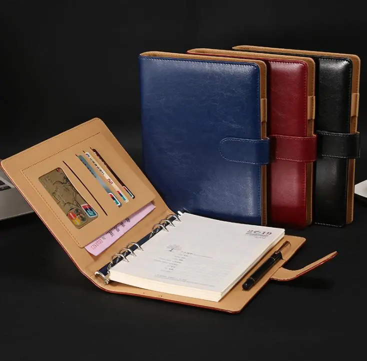 Custome Printed Hardcover PVC A5 Spiral Sketchbook Notepad 100GSM