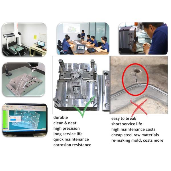 PBT Plastic Apple Storage Crates DIN 1.2738 Injection Mold Tooling