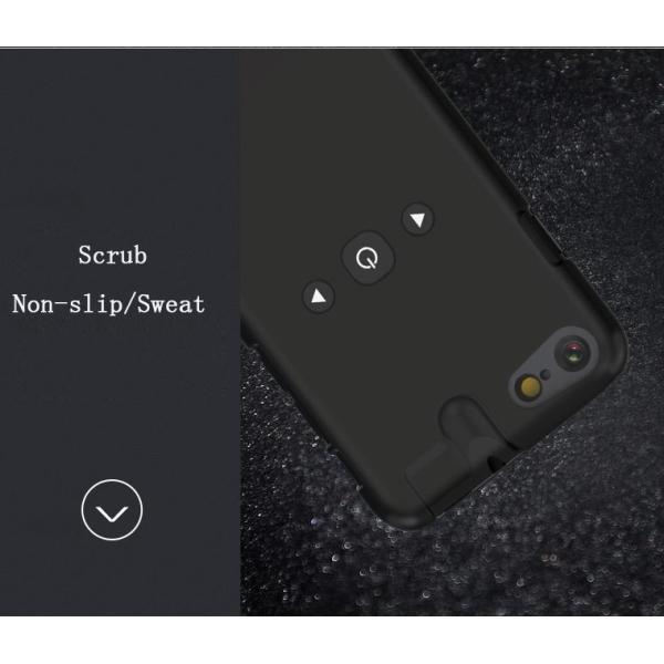 wireless bluetooth smart phone case with 3.5mm DC music interface and charging port for iPhone 7 8plus