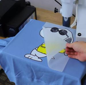 China 100μm Thickness PET Heat Transfer Film For T - Shirt DTF Printing on sale