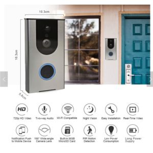China Multifunctional clear night vision wifi camera doorbell 720P H.264 interface wifi smart doorbell family smart wifi vide wholesale