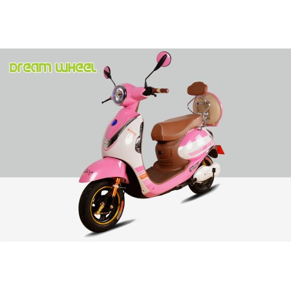 60V 500W Pedal Assisted Electric Scooter 14" 45km/H Brushless Motor Moped Classic Vespa