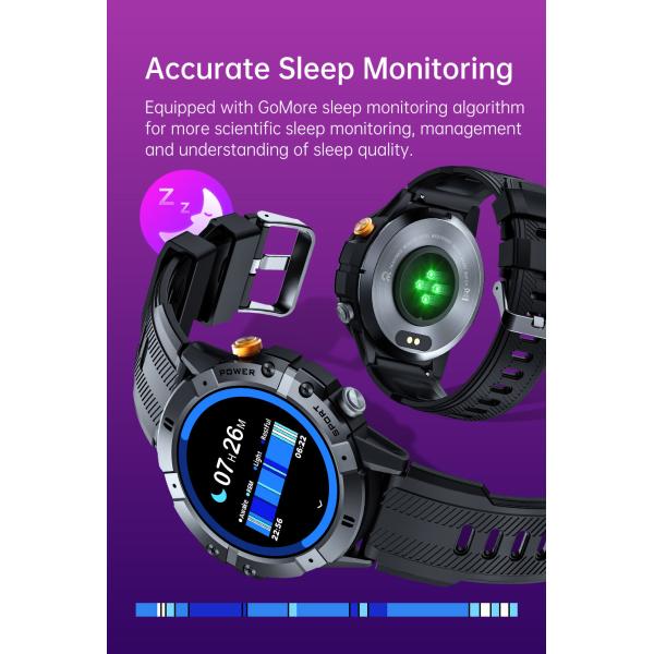 Accurate 24H Health Monitoring C29 SmartWatch 1.52-inch 1ATM Waterproof for Men