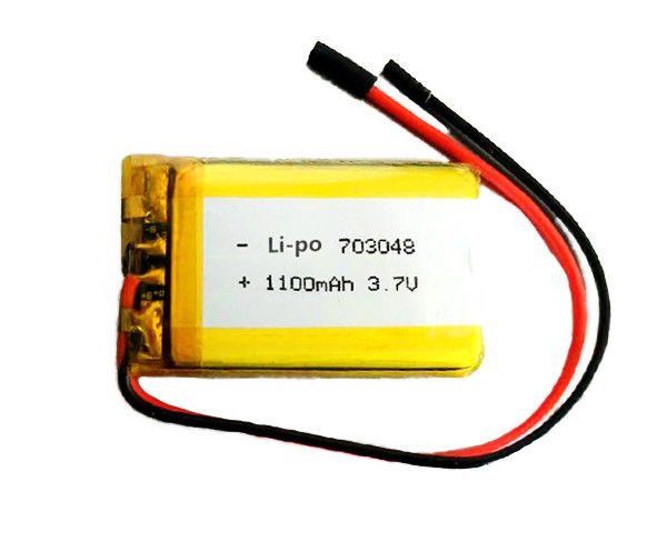 703048 Lithium Ion Battery Emergency Light 1100mAh 3.7 V 33g
