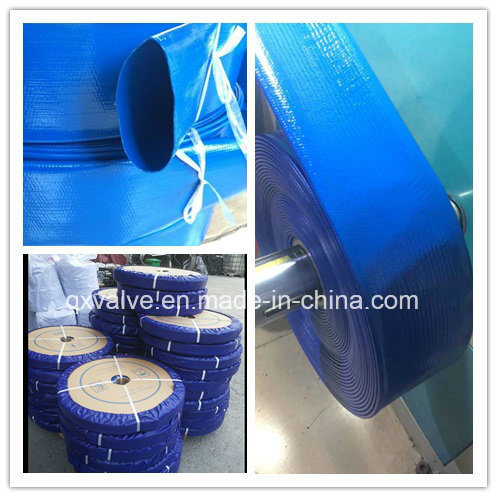 Industrial Agriculture PVC Layflat Hose Discharge Water Pipe Hose with 60psi to 150psi