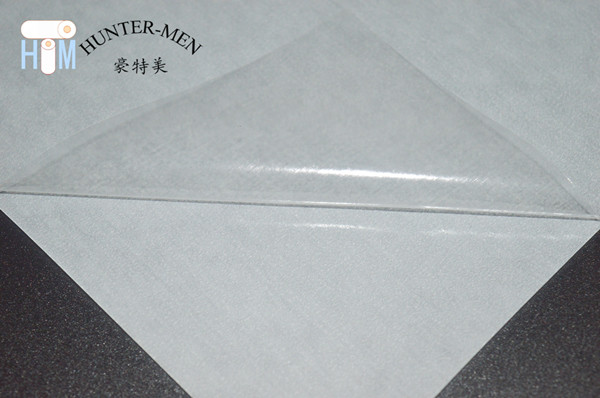 60 Micron Transparent Hot Melt Adhesive Film 150cm With Release Paper
