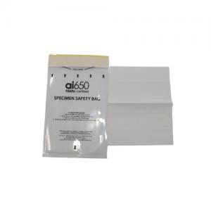 China 3 Walls Pathology Urine Specimen Lab Clear Plastic 95kPa Bags Ecofriendly on sale
