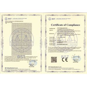 Zhongshan Avata Technology Co.,Ltd Certifications