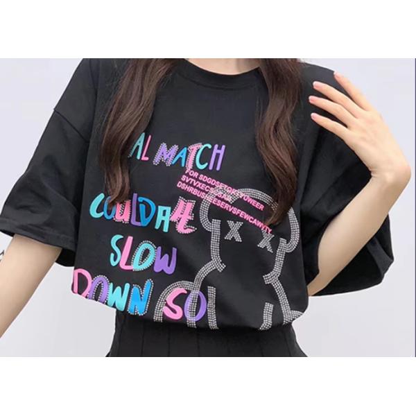 Designer Custom Rhinestone Template Flame Text Bling Hotfix Heat Transfer Design Iron On T-shirt Jacket