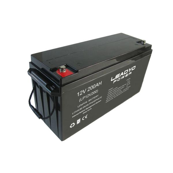 Screwable Lithium Ion Phosphate Battery , ABS Case Deep Cycle Marine Battery
