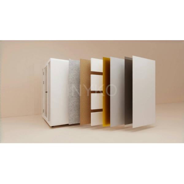 Private Quiet Office Pod with 35-42 dB Noise Reduction Ergonomic Design and Noise-Cancelling Technology