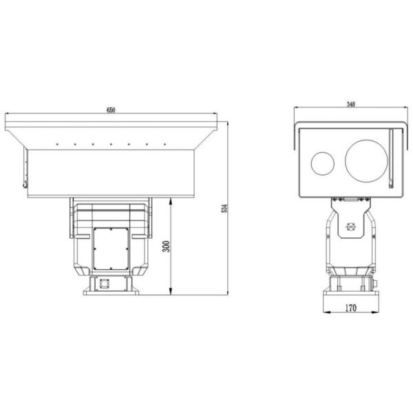 Marine Long Range Dual light Thermal Imaging Camera