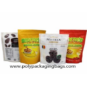 China SGS Zipper Top Gravure Printing Aluminum Foil Packaging Bags on sale