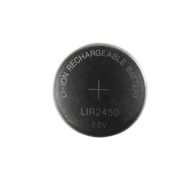 Professional Li Ion Button Cell LIR2450 120mAh For Smart Wearable Device