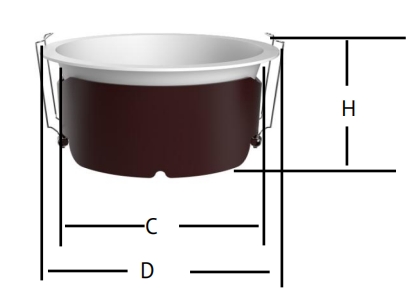 2.5-6inch 10W-40W Anti-Glare Commercial LED Downlight Down Light For Indoor Office Workshop