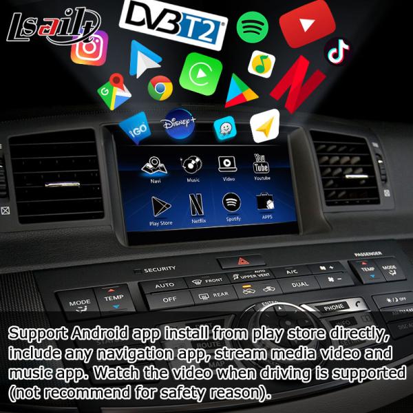 Infiniti M35 M45 Nissan Fuga HD multi finger touch screen upgrade carplay android auto video interface