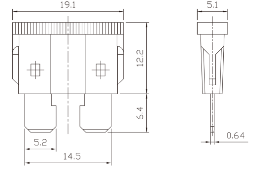 7.5A 10A 15A 20A 25A 30A 35A 40A ATO ATC Car Blade Fuse Assortment Kit 1 Set 10PCS