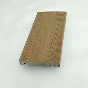 China Anti Slip WPC Decking Board Waterproof Grooved Bamboo Plastic Composite Decking wholesale
