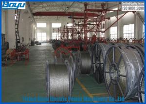 China Flexible Steel Wire Rope , Anti Twist Braid Steel Rope for Overhead Power Cables Stringing 28mm 580kN wholesale