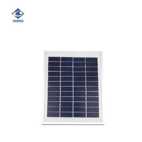 ZW-5W-12V Portable Solar Generator Power Charger 5W 12V Glass Poly Cristalline Solar Panel