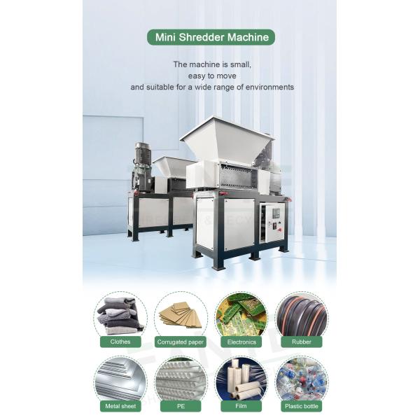 FANTE High Output Small Paper Shredder for Processing Carton Sheets Magazines and Paper Scrap in Small Business Settings