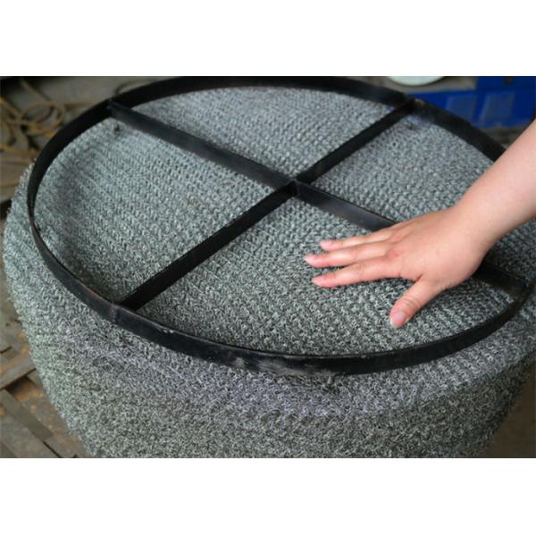Ss 304 Knitted Wire Mesh Mist Pad For Vapor Liquid Filter / Chemical Tower