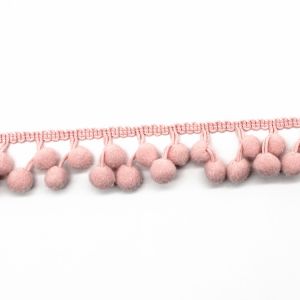 China SGS 50mm  Polyester  Scarf Trim Pom Pom Tassel wholesale