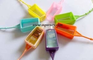 China Promotional items OEM Antibacterial Hand Sanitizer 3d silicone hand sanitizer holder on sale