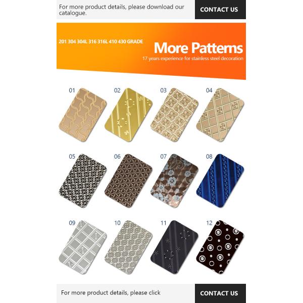 ASTM Standard Decorative Stainless Steel Sheet With Patterns Surface 3D Laser For Club Stage