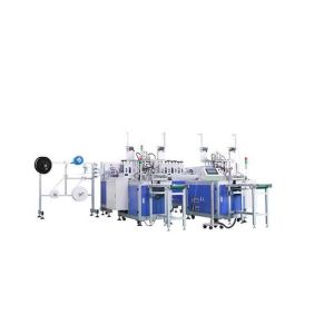 Ear Loop Face Mask Manufacturing Machine , Surgical Mask Making Machine