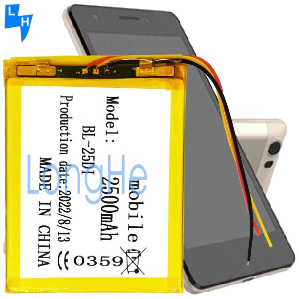 Original BL-25DI High Capacity Mobile Phone Li-ion Battery for ITEL it1516 Tablet Pad