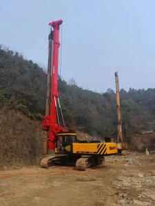 China SANY SR150 Refurbished Rotary Drill Rig Second Hand Borewell Machine 18432mm wholesale