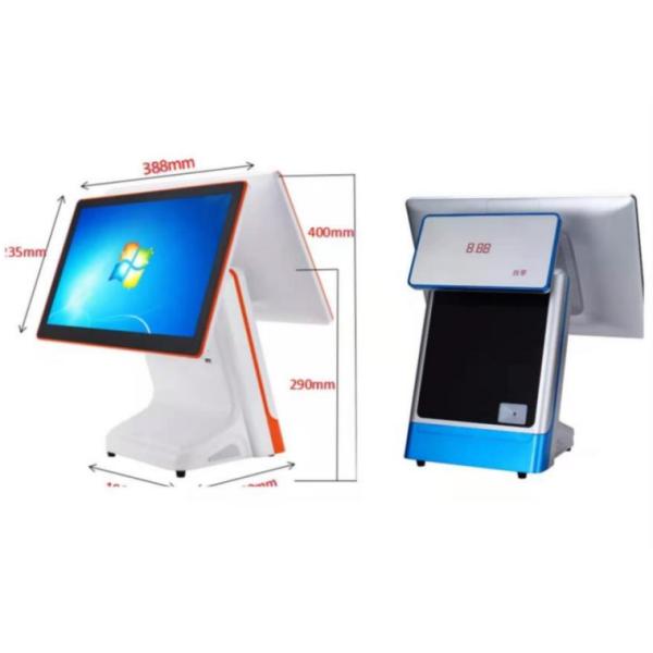 15.6 Inch Dual Screen POS Monitor with 1920x1080P Resolution