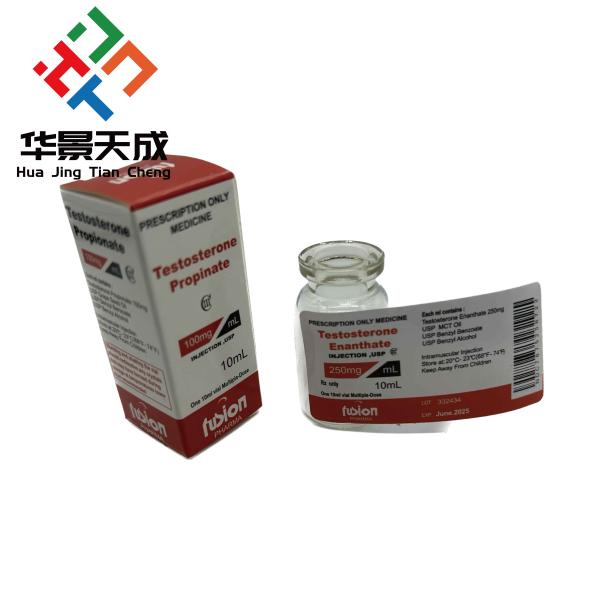 Clear Brown 10ml Glass Vials With Caps And Stoppers For The Steroides Inejction Oil