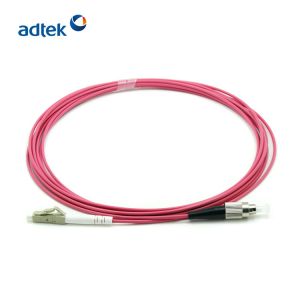 Buy cheap FC LC / UPC Simplex 2.0mm OM4 LSZH Patch Cord For Optical fiber CAT5 Violet from wholesalers