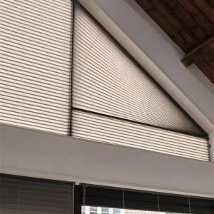China Polyester Material Custom Honeycomb Blinds Automatic For Decoration wholesale