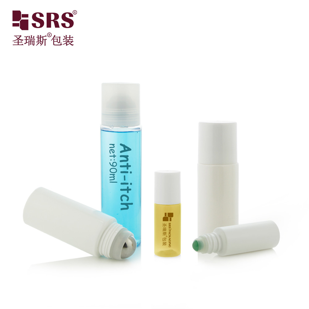 Empty Plastic Cosmetic Roller Bottles PET30 for Customized Personalized